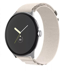 Google Pixel Watch 5 - 41mm Alpine Nylon Strap (Starlight)