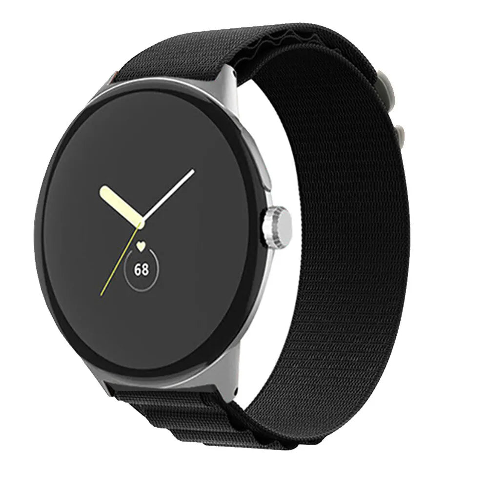 Google Pixel Watch 5 - 41mm Alpine Nylon Strap (Black)