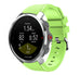Bracelet silicone twill Polar Grit X (vert clair)