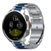 Polar Grit X Steel Strap (Silver/Blue)