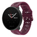 Bracelet silicone à motifs Polar Ignite 2 (bordeaux)