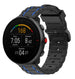 Bracelet á boucle sport Polar Ignite (noir/bleu)