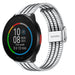 Bracelet acier inoxydable Polar Pacer (argent/noir)
