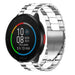 Bracelet acier Polar Pacer (argent/blanc)