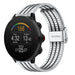Bracelet acier inoxydable Polar Vantage M (argent/noir)