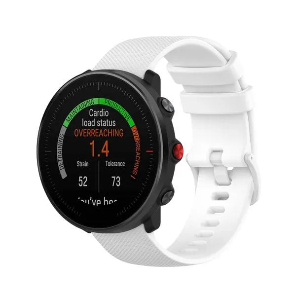 Bracelet en silicone de luxe Polar Vantage M3 (blanc)