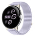 Bracelet nylon ondulé Google Pixel Watch 3 - 41mm (mauve)