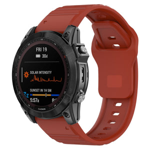 Garmin Descent MK3i - 51mm Outdoor Silicone Strap (Red)