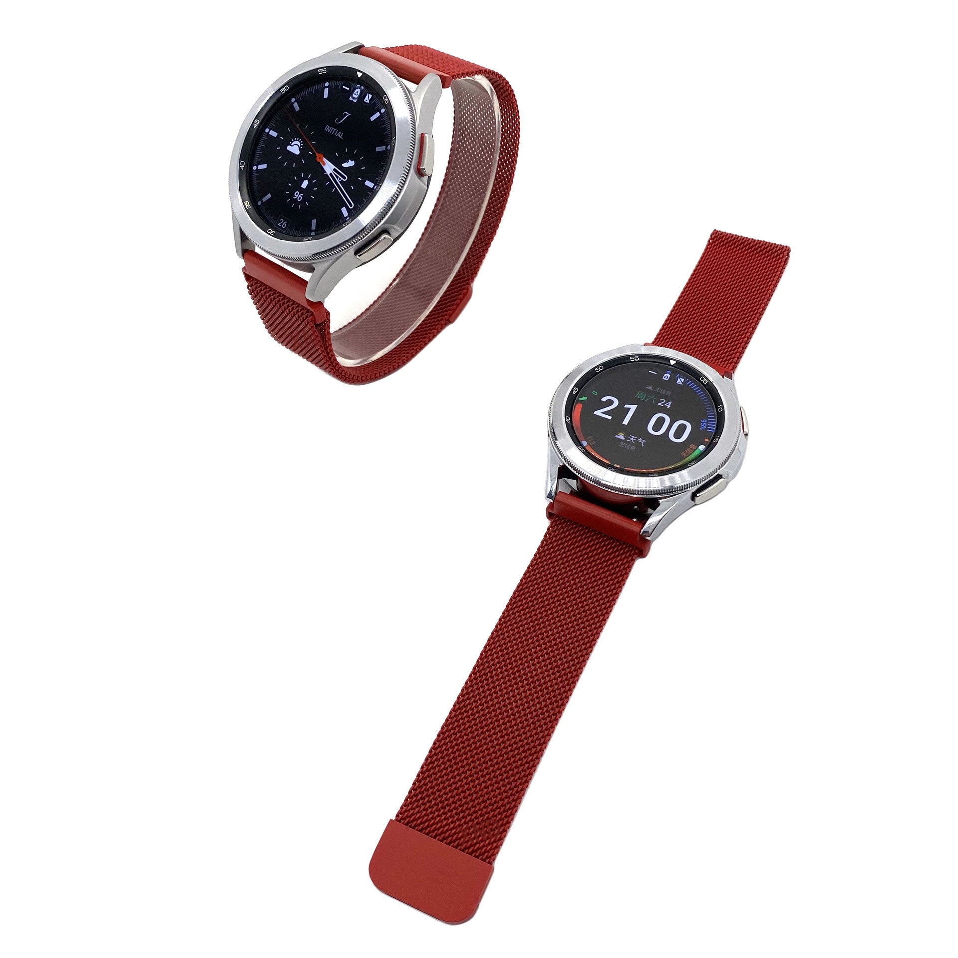 Bracelet milanais Huawei Watch GT 3 Pro 43mm (rouge)