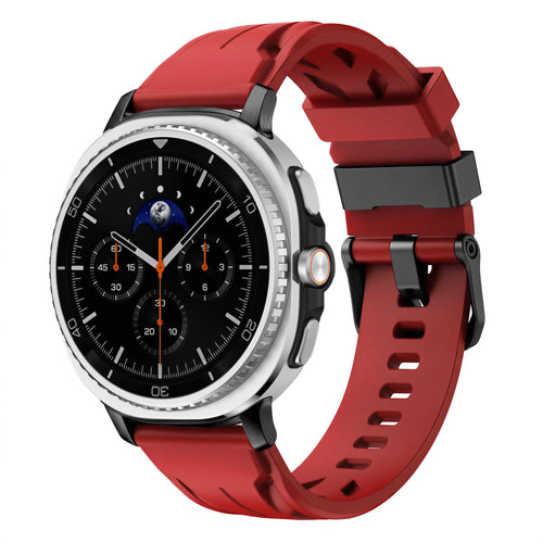 Bracelet silicone race Samsung Galaxy Watch 9 - 44mm (rouge)