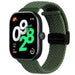 Bracelet tissée avec D-Buckle Xiaomi Smart Band 9 Pro (vert)