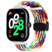 Bracelet tissée avec D-buckle Xiaomi Smart Band 8 Pro (arc-en-ciel)
