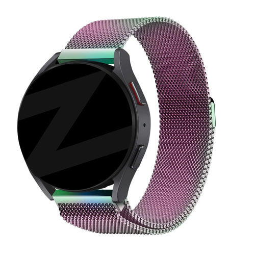 Bandz Bracelet milanais 'Loop' Oozoo Smartwatch 20mm (nacré)