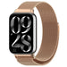 Bracelet milanais Xiaomi Smart Band 8 Pro (or rose)