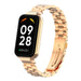 Bracelet acier Xiaomi Smart Band 8 Active (or rose)