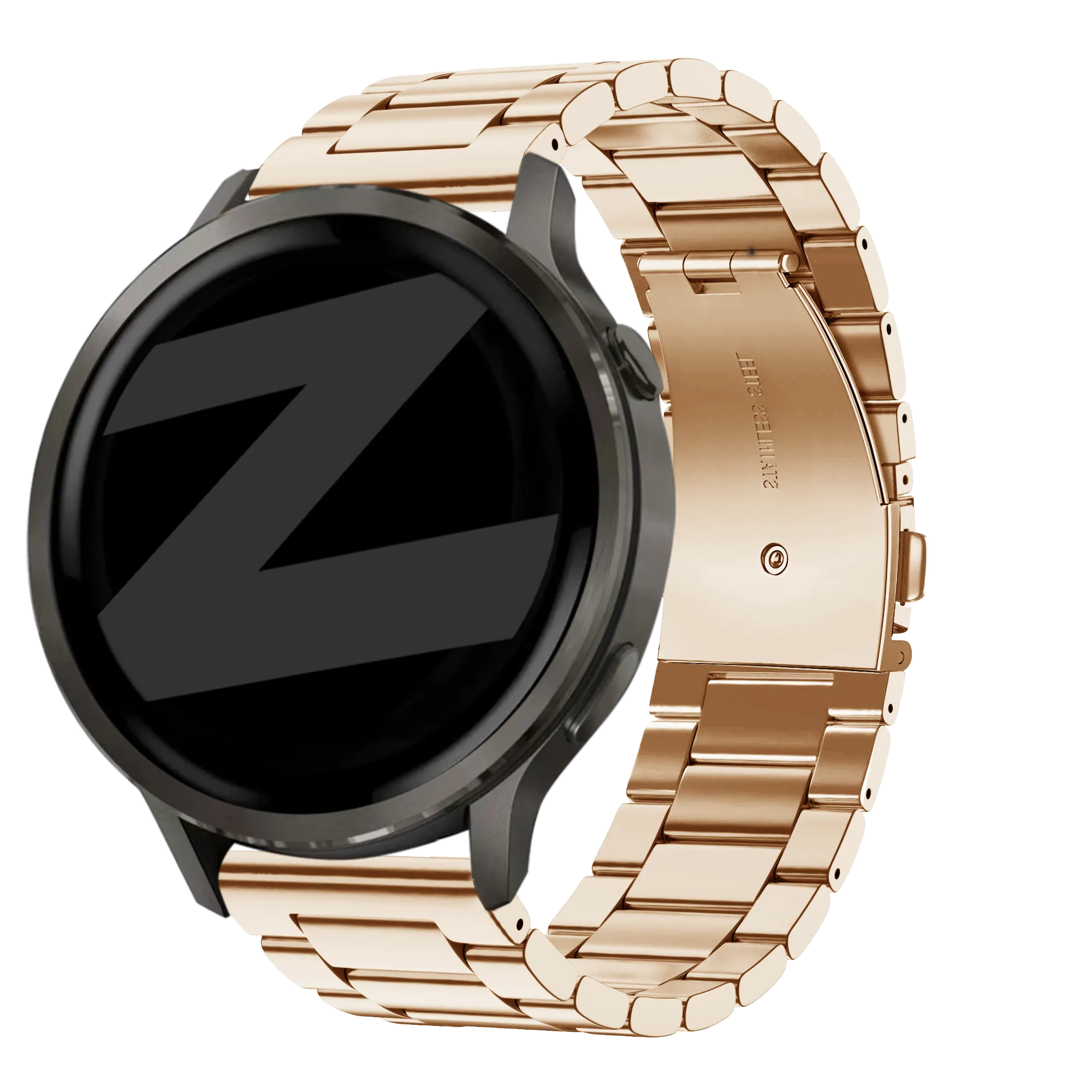 Bandz Bracelet acier 'Classic' Garmin Forerunner 255s (rose or)