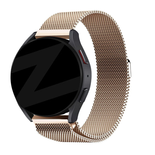 Bandz Coros Apex 2 Milanese Loop Strap (Rose Gold)