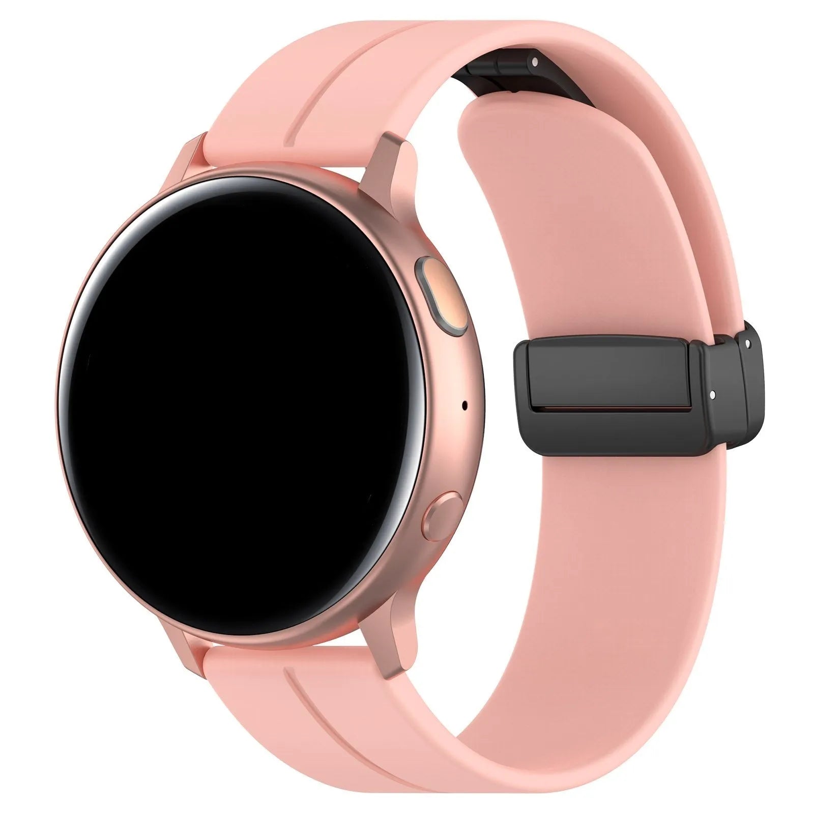 Bracelet silicone avec boucle Amazfit Bip 3 (Pro) (rose)