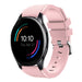 Bracelet silicone OnePlus Watch (rose clair)