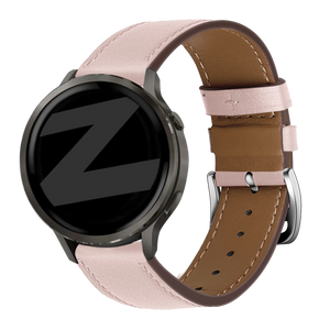 Bandz Garmin Forerunner 245 Leather Strap 'Deluxe' (Pink)