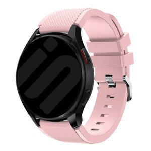 Bracelet silicone sergé Amazfit Bip U (Pro) (rose)
