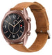 Bracelet cuir Samsung Galaxy Watch 3 41mm (marron)