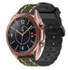 Bracelet sport á boucle Samsung Galaxy Watch 3 41mm (noir/jaune)