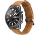 Bracelet cuir Samsung Galaxy Watch 3 45mm (marron)