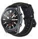 Bracelet cuir Samsung Galaxy Watch 3 45mm (noir) 