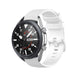 Bracelet silicone luxe Samsung Galaxy Watch 3 45mm (blanc)