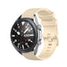 Bracelet silicone luxe Samsung Galaxy Watch 3 45mm (beige)