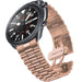 Bracelet acier Présidentiel Samsung Galaxy Watch 3 45mm (or rose)