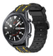 Bracelet sport boucle Galaxy Watch 3 45mm (noir/jaune)