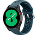 Bracelet silicone avec trous Samsung Galaxy Watch 4 40mm (bleu roche)