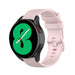 Bracelet silicone luxe Samsung Galaxy Watch 4 44mm (rose)