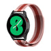 Bracelet Milanais Samsung Galaxy Watch 4 44mm (rouge/rose)