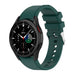 Bracelet silicone Samsung Galaxy Watch 4 Classic 42mm (vert foncé)