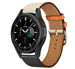 Bracelet cuir Samsung Galaxy Watch 4 Classic 42mm (blanc/bleu foncé)