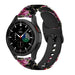 Bracelet silicone Samsung Galaxy Watch 4 Classic 46mm fleur rose