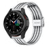 Bracelet acier inoxydable Samsung Galaxy Watch 4 Classic 46mm (argent/noir)