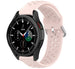 Bracelet silicone perforé Samsung Galaxy Watch 4 Classic 46mm (rose)
