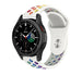 Bracelet sport Samsung Galaxy Watch 4 Classic 46mm (blanc/coloré)