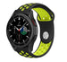Bracelet sport Samsung Galaxy Watch 4 Classic 46mm (noir/jaune)