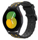 Bracelet sport boucle Samsung Galaxy Watch 5 - 40mm (noir/jaune)
