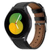 Bracelet cuir Samsung Galaxy Watch 5 - 40mm (noir élégant)