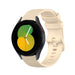 Bracelet silicone luxe Samsung Galaxy Watch 5 - 40mm (beige)