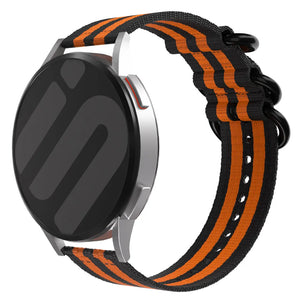 Bracelet nylon à boucle Suunto Nautic S (noir/orange)