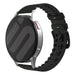 Bracelet silicone y cuir Honor Magic Watch 2 (vert)