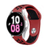 Bracelet sport Samsung Galaxy Watch 5 - 44mm (rouge/noir)