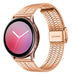 Bracelet acier inoxydable Samsung Galaxy Watch Active (or rose)